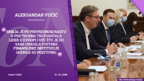 Vučić: Srbija lider u Evropi